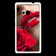 Coque Nokia Lumia 535 Bouche et rose glamour