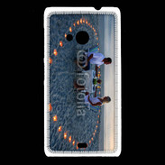 Coque Nokia Lumia 535 Couple romantique devant la mer