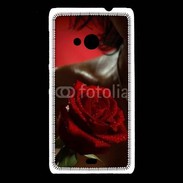 Coque Nokia Lumia 535 Belle rose rouge 500