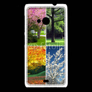 Coque Nokia Lumia 535 Arbres 4 saisons