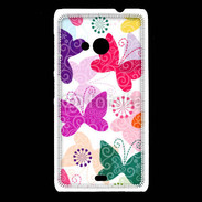 Coque Nokia Lumia 535 Fond papillon fashion 75