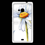 Coque Nokia Lumia 535 Fleurs en peinture 550