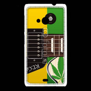 Coque Nokia Lumia 535 Guitare Reggae