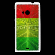 Coque Nokia Lumia 535 Feuille rasta