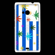 Coque Nokia Lumia 535 Drapeau Uruguay cannabis