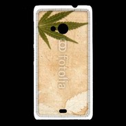 Coque Nokia Lumia 535 Fond cannabis vintage