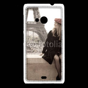 Coque Nokia Lumia 535 Vintage Tour Eiffel 30