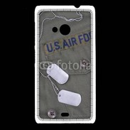Coque Nokia Lumia 535 Uniforme US Air Force