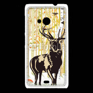 Coque Nokia Lumia 535 Illustration de cerf 5