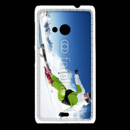 Coque Nokia Lumia 535 Skieur en montagne