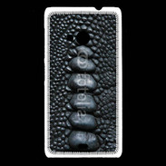Coque Nokia Lumia 535 Effet crocodile noir