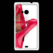Coque Nokia Lumia 535 Escarpins plateformes rouges