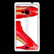 Coque Nokia Lumia 535 Escarpins rouges