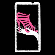 Coque Nokia Lumia 535 Sandale rose soldée