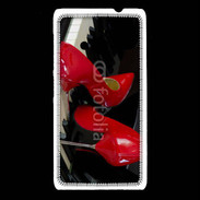 Coque Nokia Lumia 535 Escarpins rouges sur piano