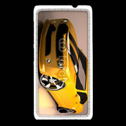 Coque Nokia Lumia 535 Belle voiture jaune et noire