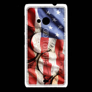 Coque Nokia Lumia 535 Drapeau et monnaie américaine