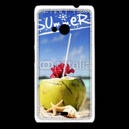 Coque Nokia Lumia 535 Noix de coco sur la plage 5