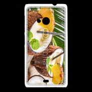 Coque Nokia Lumia 535 Pinacolada dans une noix de coco 2