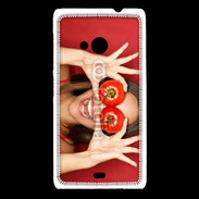 Coque Nokia Lumia 535 Femme tomate humour