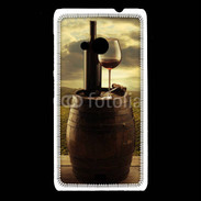 Coque Nokia Lumia 535 Vin rouge et paysage viticole