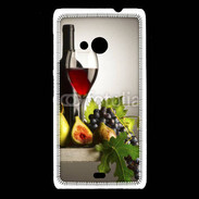 Coque Nokia Lumia 535 Vin rouge et fruits