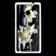 Coque Nokia Lumia 535 Orchidée blanche Zen 11