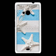 Coque Nokia Lumia 535 La mer en bleu et blanc