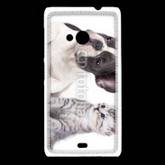 Coque Nokia Lumia 535 Duo chien et chat