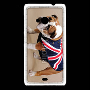 Coque Nokia Lumia 535 Bulldog anglais en tenue