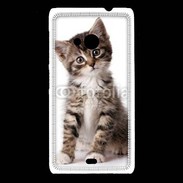Coque Nokia Lumia 535 Chaton gris 3