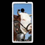 Coque Nokia Lumia 535 Vache de race Abondance Savoie