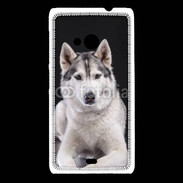 Coque Nokia Lumia 535 Chien Husky de Sibérie