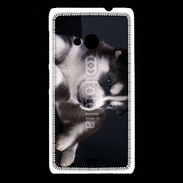 Coque Nokia Lumia 535 Chiot Husky de Sibérie