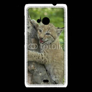 Coque Nokia Lumia 535 Bébé Lynx