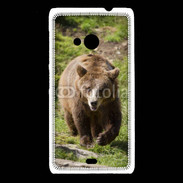 Coque Nokia Lumia 535 Ours brun en ballade