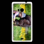 Coque Nokia Lumia 535 Enfant et cheval