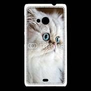 Coque Nokia Lumia 535 Magnifique chat persan aux yeux bleus