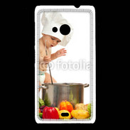 Coque Nokia Lumia 535 Bébé chef cuisinier