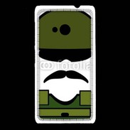 Coque Nokia Lumia 535 Moustache militaire