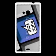 Coque Nokia Lumia 535 Clavier humour fuck you