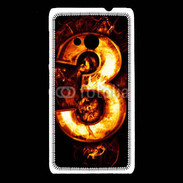 Coque Nokia Lumia 535 Trois en feu