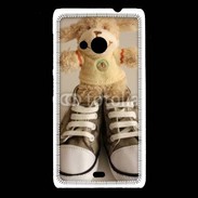 Coque Nokia Lumia 535 peluche et converses