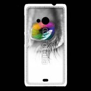 Coque Nokia Lumia 535 Oeil Multicouleurs 75