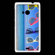 Coque Nokia Lumia 535 Lunettes sur la plage