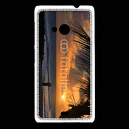 Coque Nokia Lumia 535 Couple romantique sur la plage