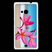 Coque Nokia Lumia 535 Fleurs à la plage