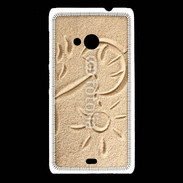 Coque Nokia Lumia 535 Soleil et sable sur la plage