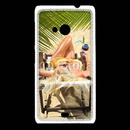 Coque Nokia Lumia 535 Femme sexy à la plage 25