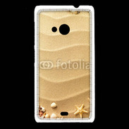 Coque Nokia Lumia 535 sable plage